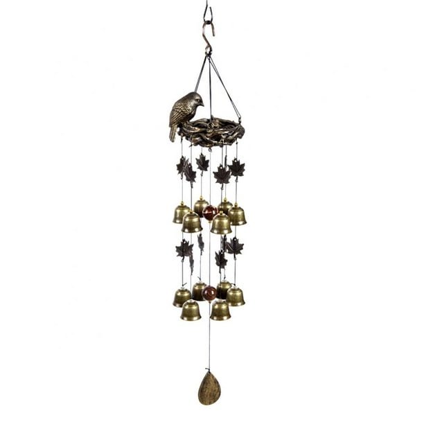 Petyoung Bird Nest Wind Chime Metal Wind Chime Indoor Outdoor Decoration Suitable for Home Garden Backyard Also the Best Gift For Mom 